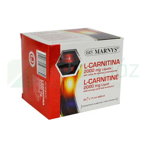 Marnys L-carnitina 2000 Mg Liquida 20x11 Ml