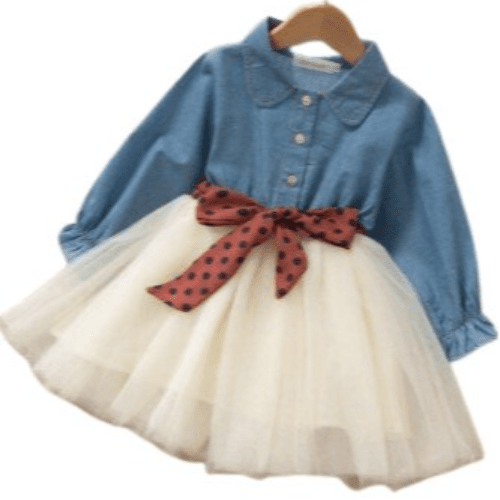 Three-piece Dress For A Baby Girl