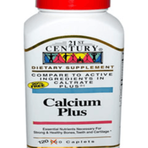 21st Century Calcium Plus 120 Caplets