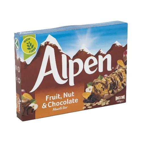 Alpen Bar Fruit & Nuts With Chocolate 29 g x 5 Pcs