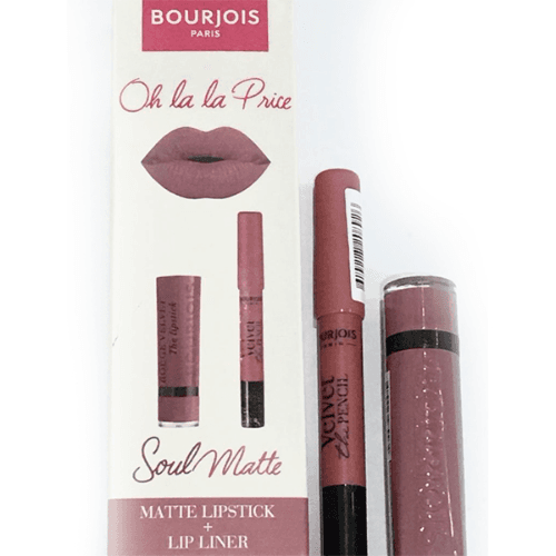 Bourjois Soul Mate Matte Lipstick Plus Lip Liner 1 Piece