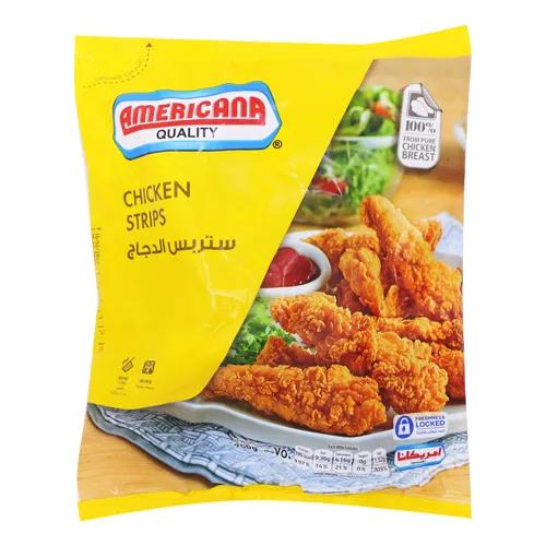 Americana Frozen Chicken Strips 750 G