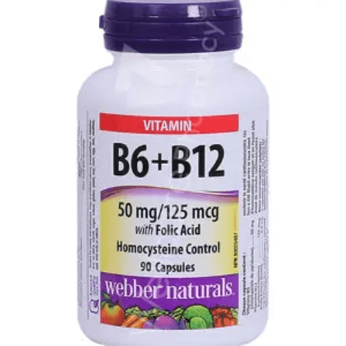 Webber Naturals B6 B12 90 Capsules