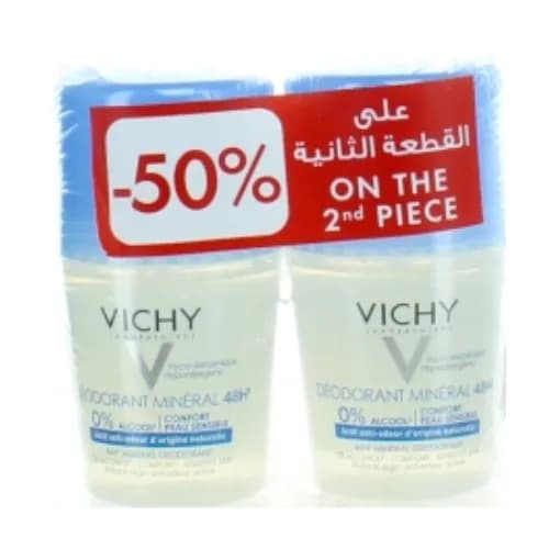 Vichy Mineral Deodorant Offer-50% On The 2nd Piece