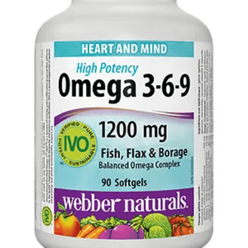 Webber Naturals Omega 369 1200mg 90s Softgels