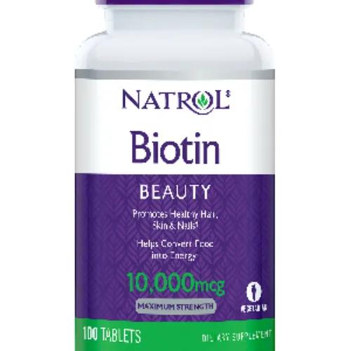 Natrol Biotin 10000 Mcg 100 Tablets