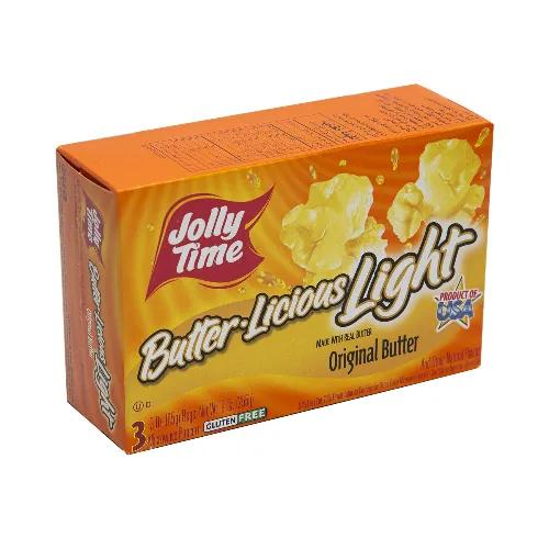 Jolly Time Butter Light Microwave 255 g