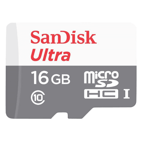 Sandisk Ultra 16GB 80mb/S UHS-I Class 10 Microsdhc Memory Card Sdsquns-016g-gn3mn [fgs1480]