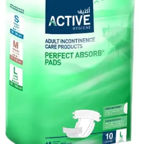 Active Diapers Large 10 Pieces