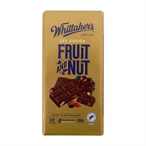 Whittaker Fruit & Nut 200Gm