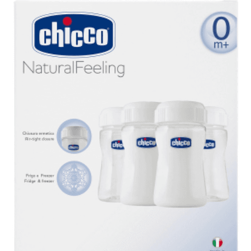 Chicco Milk Container 150ml 4 Pieces