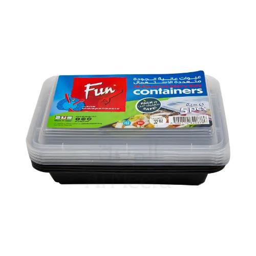 Fun Rectangular Multipurpose Container w/ Lid - 32oz