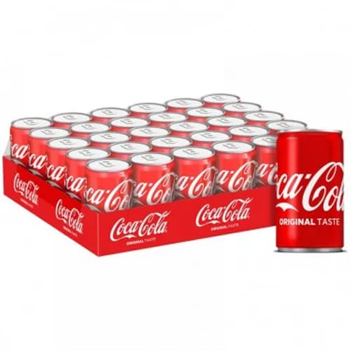 Coca Cola Original Taste Regular Soft Drink 30 pcs x 150 ml