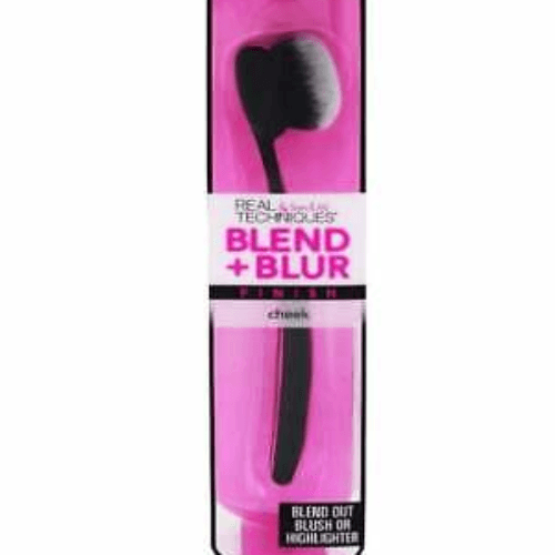 Real techniques blend blur finish cheek bleand out blush highlighter brush 01747