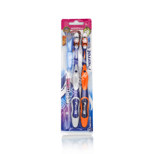 Pierrot Gold Toothbrush Medium 2'S-344 (Buy 2 Get 1 Free)