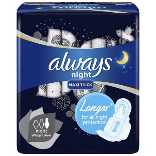 Always Night Maxi Thick 8 Pads