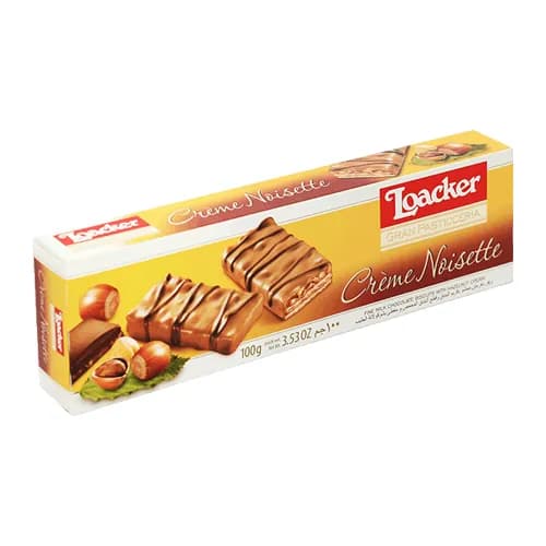 Loacker Patisserie Creme Noisette Wafer 100g