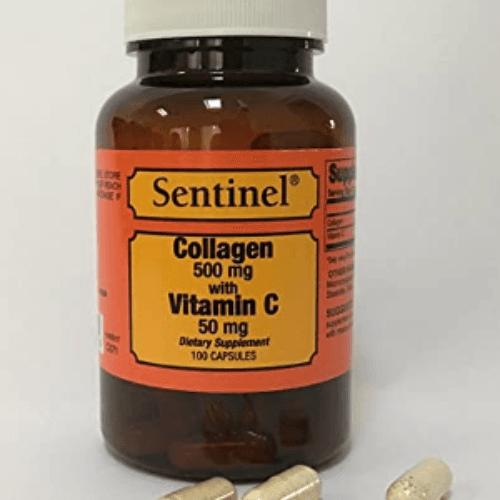 Sentinel Collagen 500 Mg With Vitamin C 50 Mg100Cap