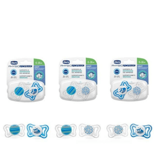 Chicco Physio 2-6 M 2 Blue Soothers