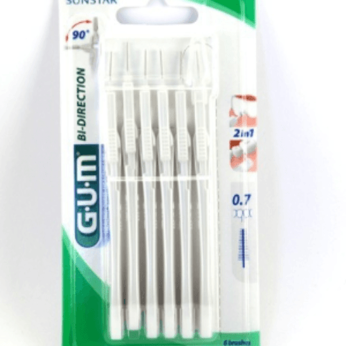 G.U.M BI-DIRECTION 2114 0.7MM 6 PIECE