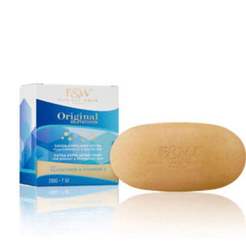 Fair And White Original Glutathion Extra Exfoliating Soap For Radiant And Revitalized Skin 200g