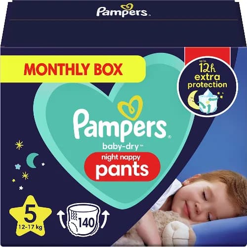 Pampers Baby Dry Nappy Pants Size 5 (12-17Kg) 37 Per Pack