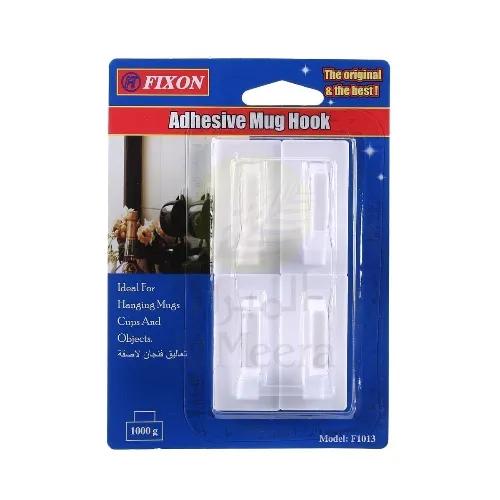 Fixon Adhesive Mug Hook 4Pc 1013