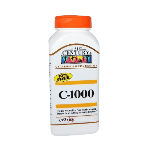 21St Century Vitamin C 1000 Caplets 110'S