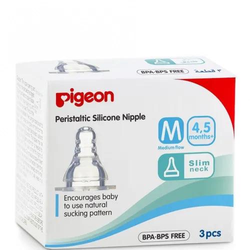 Pigeon Silicon Nipple S-Type M 3Pc/Box