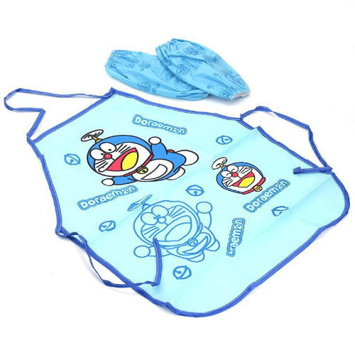 Doraemon Apron With Hand Cover