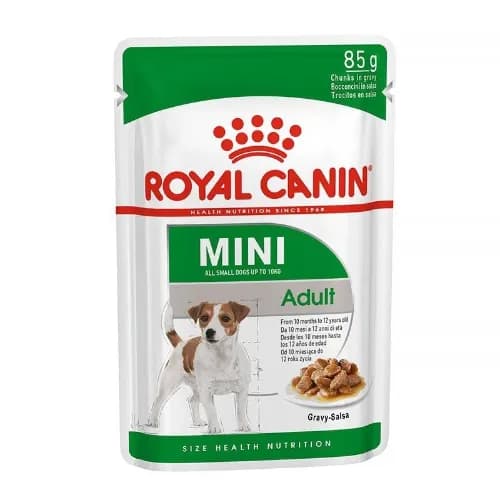 Royal Canin Mini Adult Wet Food, Box of 12 at 85 Grams