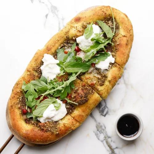 Burrata Zaatar flatbread