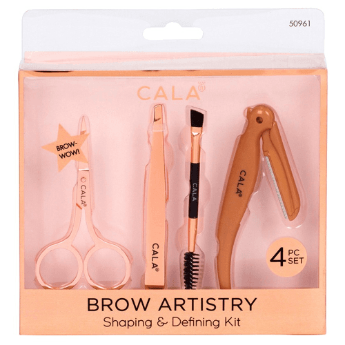 Cala Brow Artistry Shaping & Defining Kit(4Pcs Rose Gold)-50961