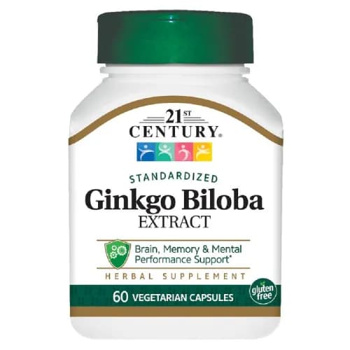 21St Chntury Ginkgo Biloba Capsules 60'S