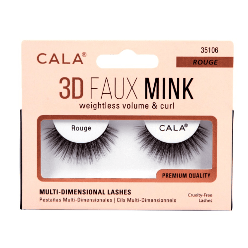 Cala 3D Faux Mnk Lashes Rouge-35106