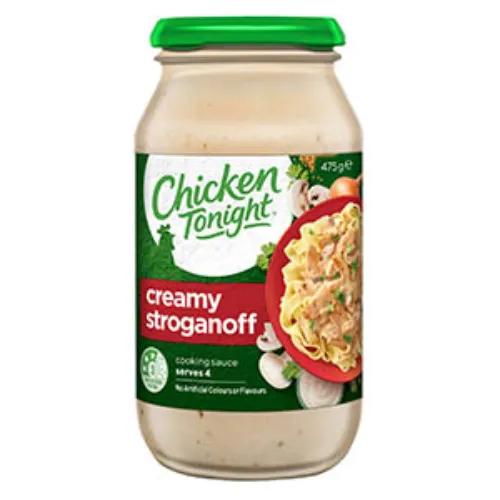 Chicken Tonight Cooking Sauce Creamy Stroganoff 475 Gm