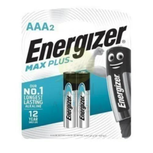 Energizer Max Plus Alkaline Battery Aaa 1.5Vã—2Pcs