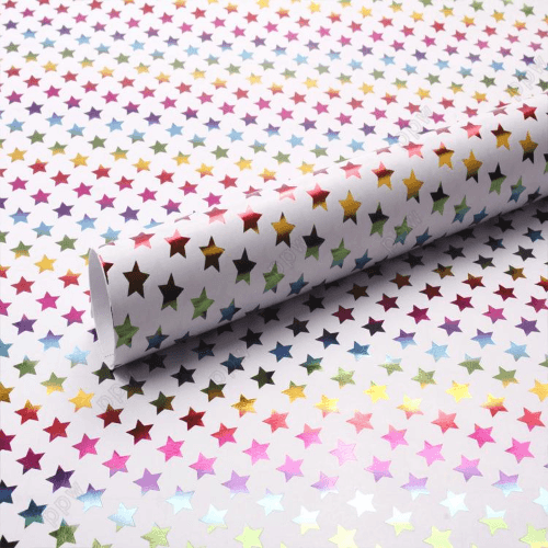 Colorful Star Gift Wrapper