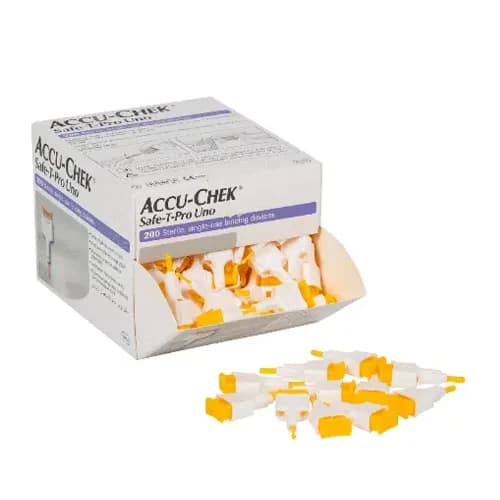 Accu Chek Safe T-Pro Uno Non Eu Lancets 200'S