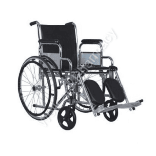 Caremax Chromed Steel Wheel Chair - Ky902C-46