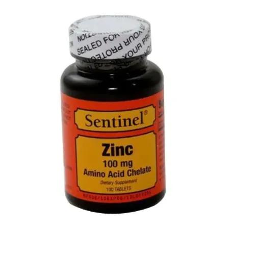 Sentinel Zinc 100Mg Tab 100'S