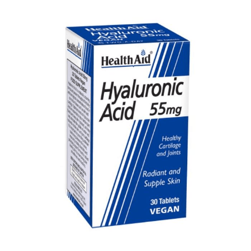 Health Aid Hyaluronic Acid Tablets (55Mg) - 30'S