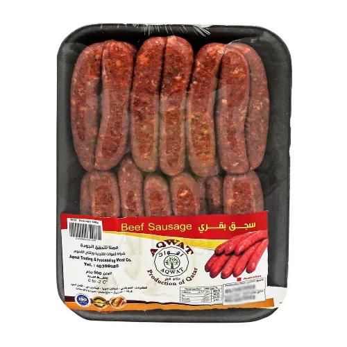 Aquat Beef Sausage Approx 500G