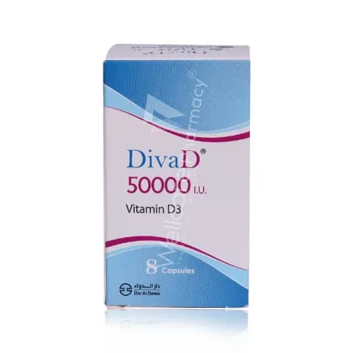 Divad Vitamin D3 50,000Iu Capsules 8'S