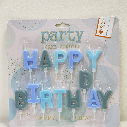 Happy Birthday Candle Amazing Letter
