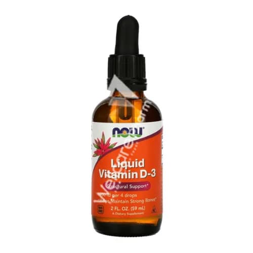 Now Liquid Vitamin D3 400Iu/4 Drops 59Ml (Buy 2 Get 1 Free)