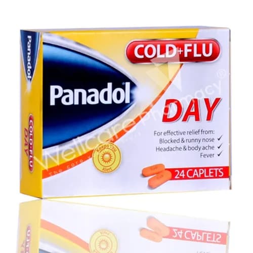 Panadol Day Cold & Flu Tablets Yellow 24'S