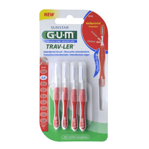 Gum Trav-ler Interdental Brush (0.8mm) - 6 Pcs