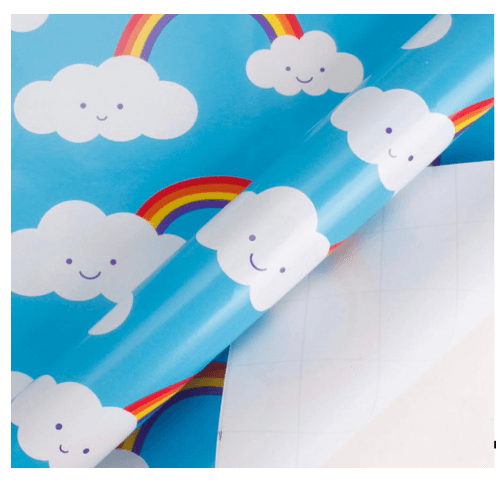 Rainbow And Clouds Wrapper