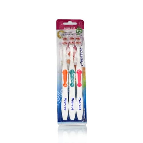 Pierrot Colours Toothbrush Medium 3'S-331